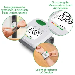 Die moderne Hausfrau Handgelenk-Blutdruckmessgerät BW 345