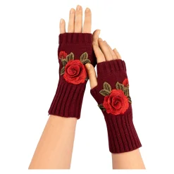 Damen Die moderne Hausfrau Handstulpen „Blütenzauber“