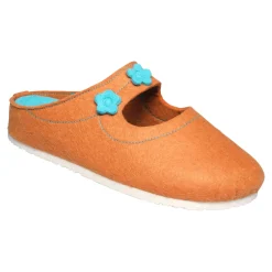 Damen Die moderne Hausfrau Hausschuh "Jutta" orange