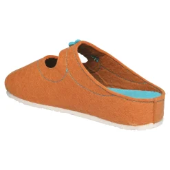Damen Die moderne Hausfrau Hausschuh "Jutta" orange