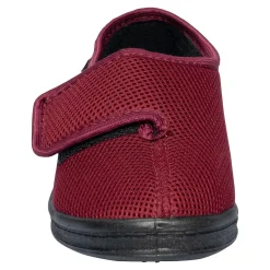 Damen Die moderne Hausfrau Hausschuh mit Klettverschluss 