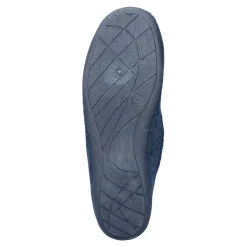 Damen Die moderne Hausfrau ﻿Hausschuh-Ballerina „Bärbel“ marine