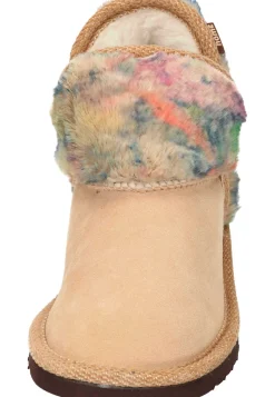 Damen Die moderne Hausfrau Hausschuhe beige