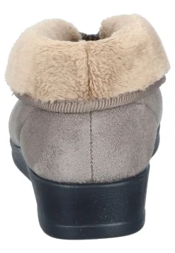 Damen Die moderne Hausfrau Hausschuhe beige