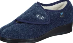 Damen Die moderne Hausfrau Hausschuhe blau