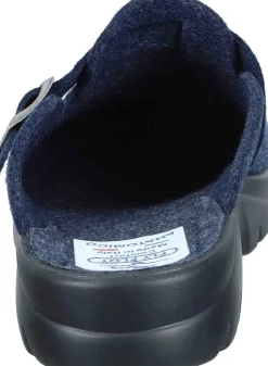 Herren Die moderne Hausfrau Hausschuhe blau