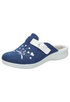 Damen Die moderne Hausfrau Hausschuhe blau