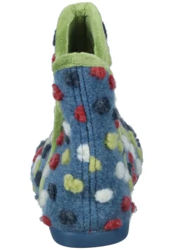 Damen Die moderne Hausfrau Hausschuhe blau