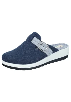 Damen Die moderne Hausfrau Hausschuhe blau