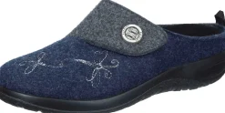 Damen Die moderne Hausfrau Hausschuhe blau