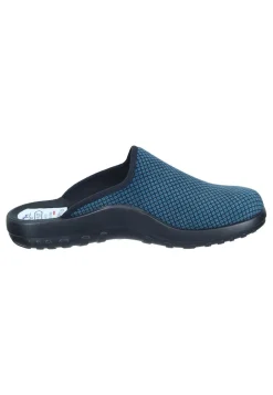 Herren Die moderne Hausfrau Hausschuhe blau