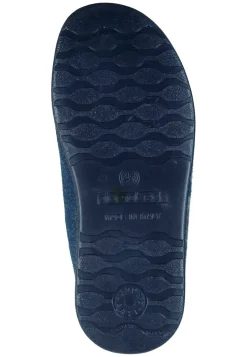 Herren Die moderne Hausfrau Hausschuhe blau
