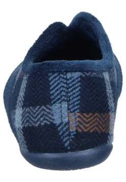 Damen Die moderne Hausfrau Hausschuhe blau