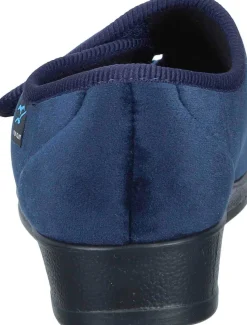 Damen Die moderne Hausfrau Hausschuhe blau