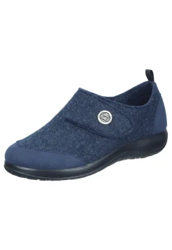 Damen Die moderne Hausfrau Hausschuhe blau
