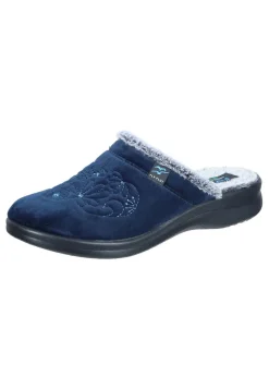 Damen Die moderne Hausfrau Hausschuhe blau