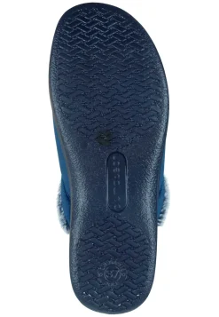 Damen Die moderne Hausfrau Hausschuhe blau