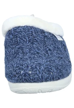 Damen Die moderne Hausfrau Hausschuhe blau