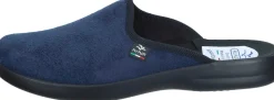 Herren Die moderne Hausfrau Hausschuhe blau
