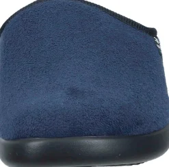 Herren Die moderne Hausfrau Hausschuhe blau