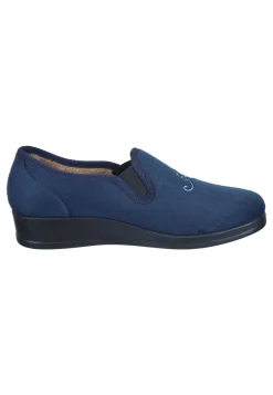 Damen Die moderne Hausfrau Hausschuhe blau