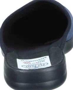 Herren Die moderne Hausfrau Hausschuhe blau