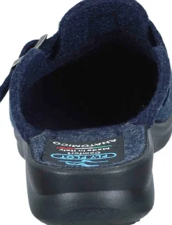 Damen Die moderne Hausfrau Hausschuhe blau