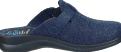 Damen Die moderne Hausfrau Hausschuhe blau