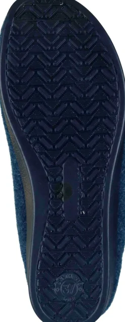 Damen Die moderne Hausfrau Hausschuhe blau