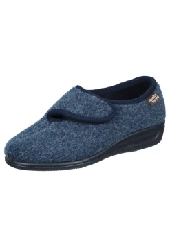 Damen Die moderne Hausfrau Hausschuhe blau