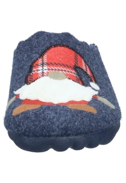 Damen Die moderne Hausfrau Hausschuhe blau