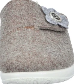 Damen Die moderne Hausfrau Hausschuhe braun