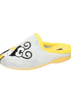 Damen Die moderne Hausfrau Hausschuhe gelb