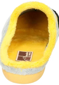 Damen Die moderne Hausfrau Hausschuhe gelb