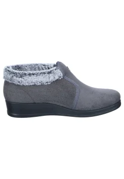 Damen Die moderne Hausfrau Hausschuhe grau