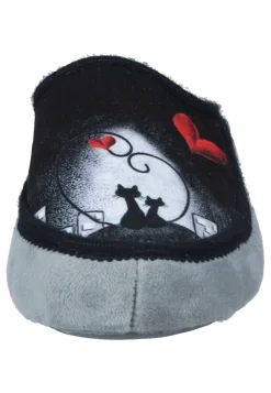 Damen Die moderne Hausfrau Hausschuhe grau