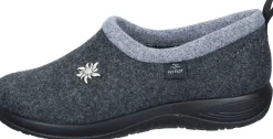 Damen Die moderne Hausfrau Hausschuhe grau