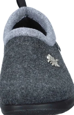 Damen Die moderne Hausfrau Hausschuhe grau
