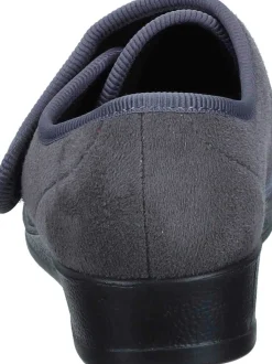 Damen Die moderne Hausfrau Hausschuhe grau