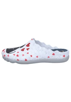 Damen Die moderne Hausfrau Hausschuhe grau