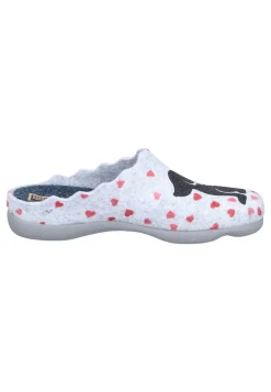 Damen Die moderne Hausfrau Hausschuhe grau