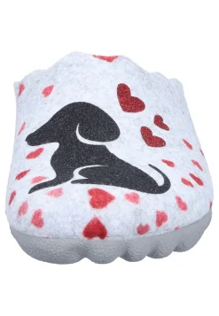 Damen Die moderne Hausfrau Hausschuhe grau