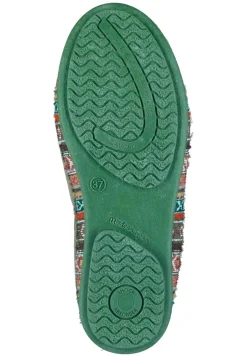 Damen Die moderne Hausfrau Hausschuhe grün