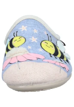 Damen Die moderne Hausfrau Hausschuhe hellblau