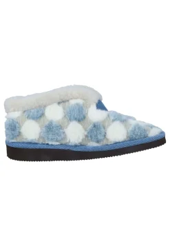 Damen Die moderne Hausfrau Hausschuhe hellblau