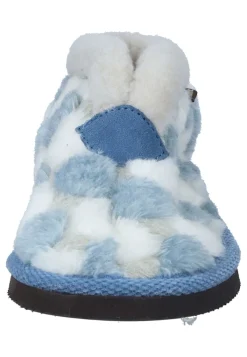 Damen Die moderne Hausfrau Hausschuhe hellblau