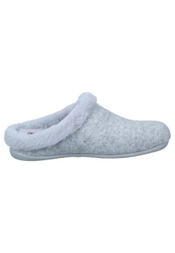 Damen Die moderne Hausfrau Hausschuhe hellgrau