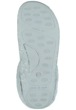 Damen Die moderne Hausfrau Hausschuhe hellgrau