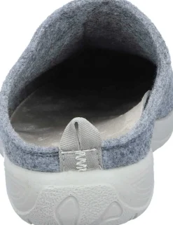 Damen Die moderne Hausfrau Hausschuhe hellgrau