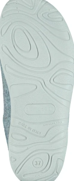 Damen Die moderne Hausfrau Hausschuhe hellgrau